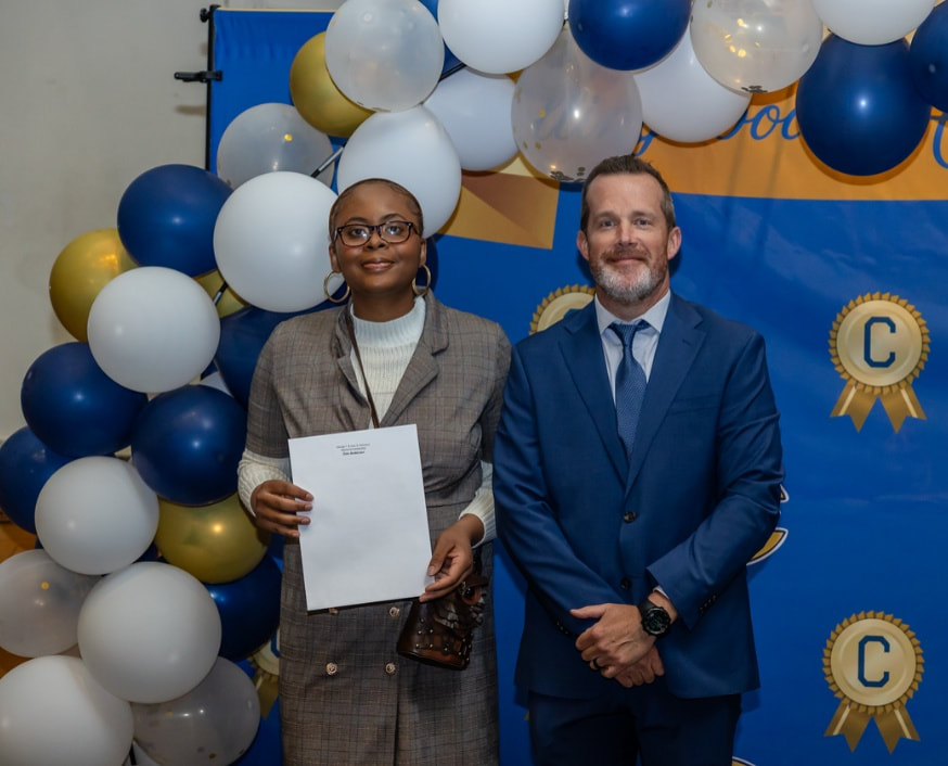 Zion Anderson at the 2026 scholarship awards
